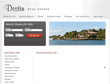 Tablet Screenshot of destin-homes-for-sale.com